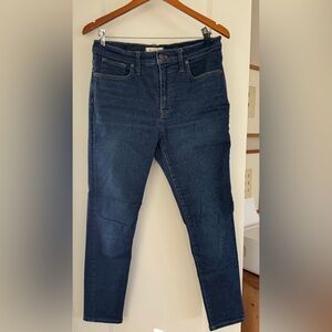 Madewell Women’s 9” Mid Rise skinny Jenas | size 30